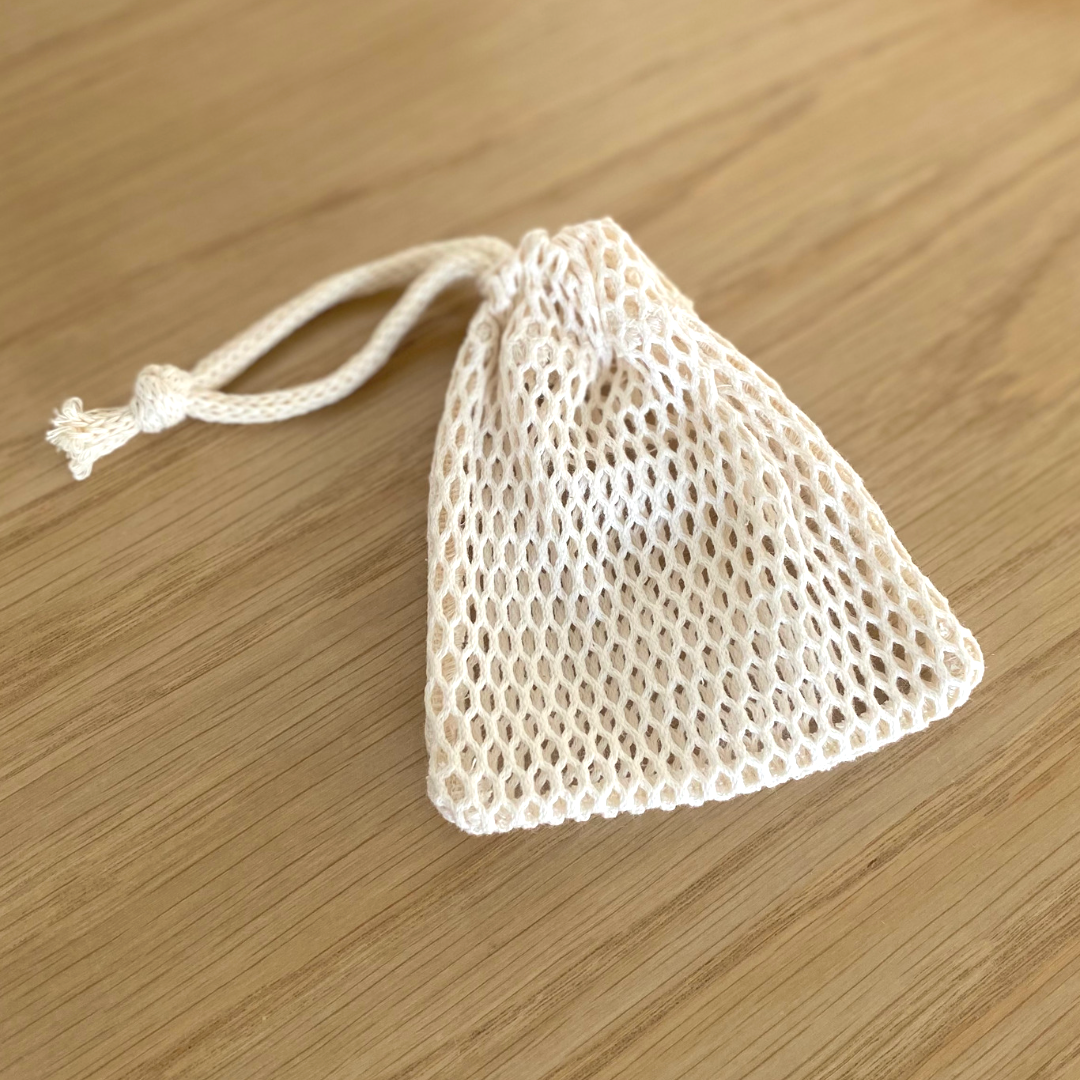 Filet chutes de savon en coton bio astuce zéro déchet et anti-gaspi