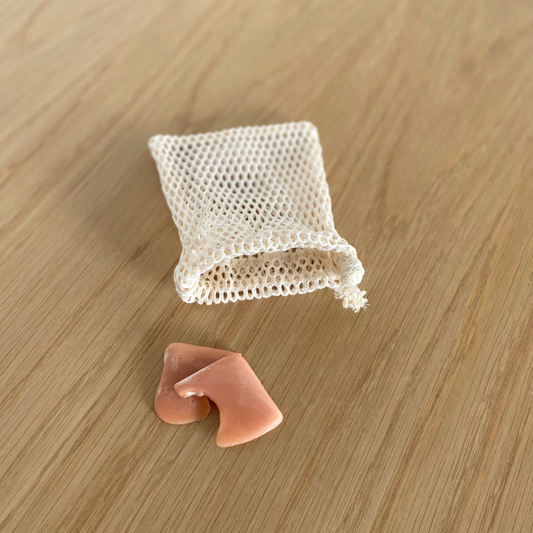 Filet à savon en coton biologique