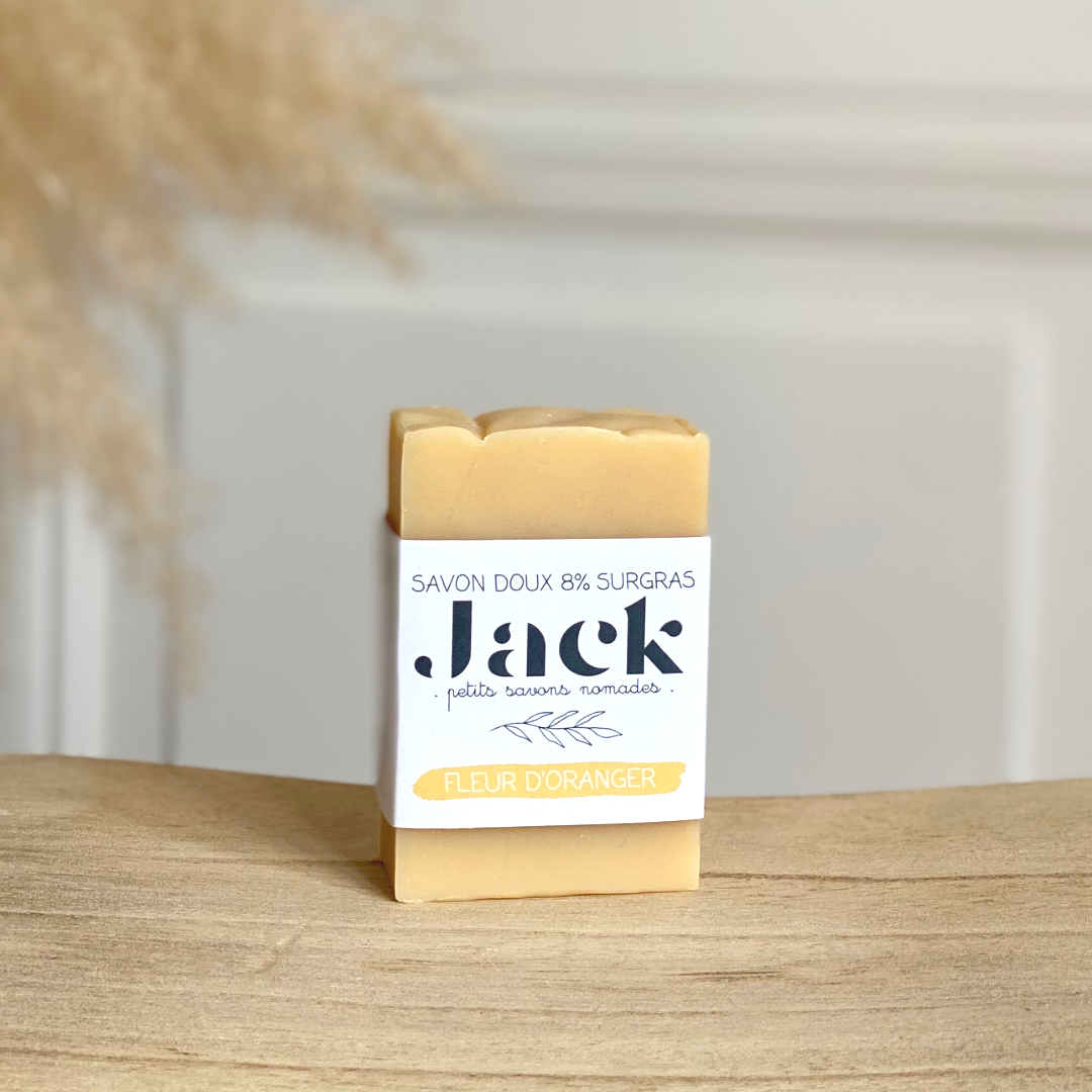 Savon naturel Fleur d'oranger doux & surgras fabrication artisanale Lyon